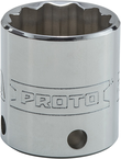 Proto® Tether-Ready 3/8" Drive Socket 24 mm - 12 Point - Caliber Tooling