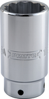 Proto® Tether-Ready 1/2" Drive Deep Socket 1-3/8" - 12 Point - Caliber Tooling