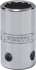 Proto® Tether-Ready 1/2" Drive Socket 15 mm - 12 Point - Caliber Tooling