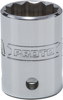 Proto® Tether-Ready 1/2" Drive Socket 21 mm - 12 Point - Caliber Tooling