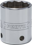 Proto® Tether-Ready 1/2" Drive Socket 27 mm - 12 Point - Caliber Tooling