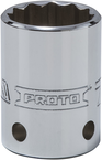 Proto® Tether-Ready 1/2" Drive Socket 7/8" - 12 Point - Caliber Tooling