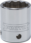 Proto® Tether-Ready 1/2" Drive Socket 1" - 12 Point - Caliber Tooling