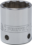 Proto® Tether-Ready 1/2" Drive Socket 1-1/8" - 12 Point - Caliber Tooling