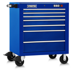 Proto® 550S 34" Roller Cabinet - 7 Drawer, Gloss Blue - Caliber Tooling