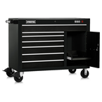 Proto® 550S 50" Workstation - 7 Drawer & 1 Shelf, Gloss Black - Caliber Tooling