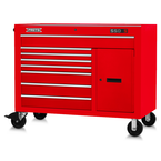 Proto® 550S 50" Workstation - 8 Drawer & 2 Shelves, Gloss Red - Caliber Tooling