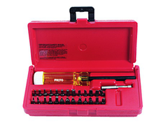 Proto® 28 Piece Magnetic Screwdriver Bit Set - Caliber Tooling