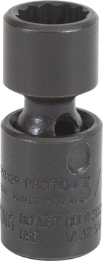 Proto® 1/4" Drive Universal Impact Socket 7/16" - 12 Point - Caliber Tooling