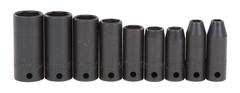 Proto® 3/8" Drive 9 Piece Thin Wall Deep Impact Socket Set - 6 Point - Caliber Tooling