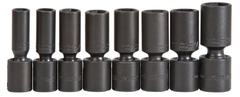 Proto® 1/2" Drive 8 Piece Deep Universal Impact Socket Set - 6 Point - Caliber Tooling