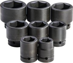 Proto® 1" Drive 8 Piece Impact Socket Set - 6 Point - Caliber Tooling