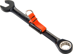 Proto® Tether-Ready Black Chrome Combination Non-Reversible Ratcheting Wrench 16 mm - Spline - Caliber Tooling