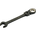 Proto® Black Chrome Combination Locking Flex-Head Ratcheting Wrench 1/2" - Spline - Caliber Tooling