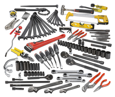 Proto® 107 Piece Railroad Pipe Fitter's Set with Tool Box - Caliber Tooling