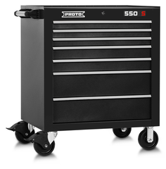 Proto® 550S 34" Roller Cabinet - 7 Drawer, Dual Black - Caliber Tooling