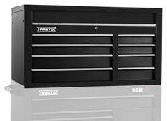 Proto® 550S 50" Top Chest - 8 Drawer, Dual Black - Caliber Tooling