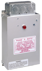 Heavy Duty Static Phase Converter - #PAM-200HD; 3/4 to 1-1/2HP - Caliber Tooling