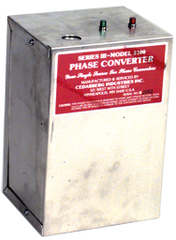 Heavy Duty Static Phase Converter - #3500; 7-1/2 to 10HP - Caliber Tooling