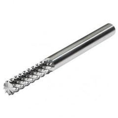 1/4" Dia - 1/4" SH-2-1/2" OAL-Diamond Cut Flute Style A - CBD Router - Caliber Tooling