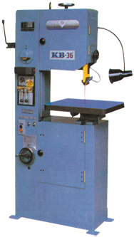 Vertical Bandsaw - #KB361; 8 x 14'' Capacity; 1HP, 1PH, 115V Motor - Caliber Tooling