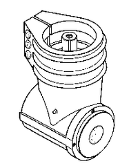 Right Angle Drive Attachment - Model #HR-RT-STD - Caliber Tooling