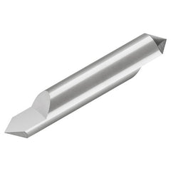 ‎RNCM-030-2 3mm Dia. × 38mm OAL 90x 5mm Split Length Split End Engraving Tool - Uncoated - Caliber Tooling