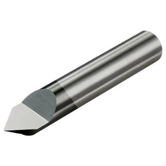 ‎RSC-125-1X 1/8 Dia. × 1-1/2 OAL 60x 3/8 Split Length Split End Engraving Tool - AlTiN - Caliber Tooling