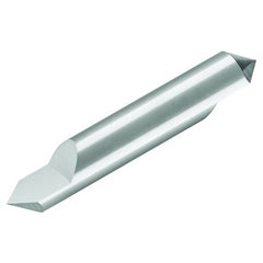 ‎RSC-125-2 1/8 Dia. 2 OAL 60x 3/8 Split Length Split End Engraving Tool - Uncoated - Caliber Tooling