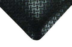 3' x 5' x 9/16" Thick Diamond Comfort Mat - Black - Caliber Tooling