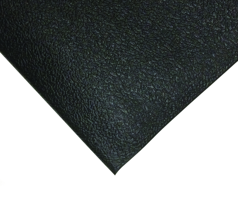 3' x 3' x 3/8" Thick Soft Comfort Mat - Black Pebble Emboss - Caliber Tooling