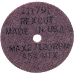 4″ × 1/8″ × 3/8″ - A80GFX - Aluminum Oxide Non-Reinforced Cut-Off Wheel - Caliber Tooling