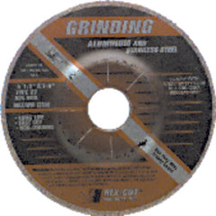 4 1/2″ × 1/4″ × 7/8″ - Aluminum Oxide A36GFX - Depressed Center Wheel - Caliber Tooling