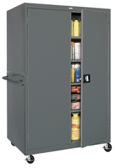 36 x 24 x 78" (Charcoal) - Transport Cabinet with Doors - Caliber Tooling