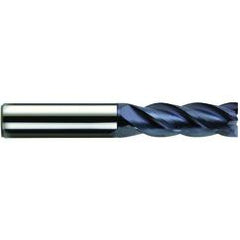 1/4" Dia. - 3/4" LOC - 2-1/2" OAL - 4 FL Carbide S/E HP End Mill-nACo - Caliber Tooling