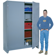 60 x 24 x 78'' (Dove Gray or Putty) - Full Height Wide Storage Cabinet - Caliber Tooling