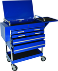 5 Drawer Locking Service Cart 30" L x 16" W x 41" H - Caliber Tooling