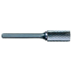 6mm EdgeHog Cylindrical Flat End Cabide Bur SA-1M-D Std Alt. Diamond (Double) - Caliber Tooling