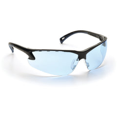 Safety Glasses - Black Frame, Infinity Blue Lens - Caliber Tooling