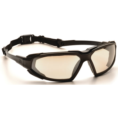 Safety Glasses - Black Frame, I/O Mirror Fog Free Lens - Caliber Tooling