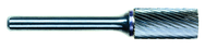 10mm EdgeHog Cylindrical End Cut Carbide Bur SB-3MZ-D Std Alt. Diamond (Double) - Caliber Tooling