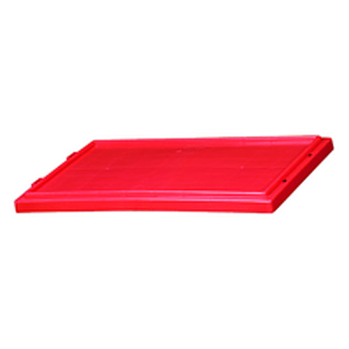 Red Lid for use with Akro Nest-Stack Tote 35–180 - Caliber Tooling