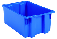 19-1/2 x 15-1/2 x 10'' - Blue Nest-Stack-Tote Box - Caliber Tooling