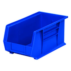 8 1/4″ × 14 3/4″ × 7″ - Blue Hanging or Stackable Bin - Caliber Tooling