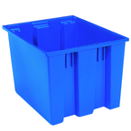 19-1/2 x 15-1/2 x 13" --Blue Nest-Stack-Tote Box - Caliber Tooling