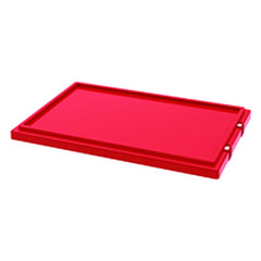 Red Lid for use with Akro Nest-Stack Tote 35–240 - Caliber Tooling