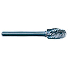 3mm EdgeHog Elliptical Miniature Carbide Bur SE-41M-D Std Alt Diamond (Double) - Caliber Tooling