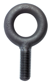 No Shoulder Plain Eye Bolt - 1-1/2-6 Thread, 2-9/16'' Eye Dia. - Caliber Tooling