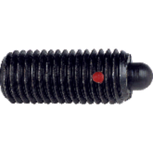 End Force Spring Plunger - 2 lbs Initial End Force, 9 lbs Final End Force (1/4″–20 Thread) - Caliber Tooling