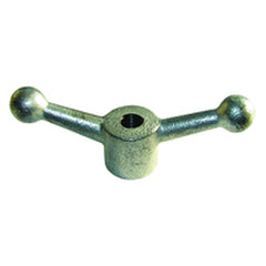 Cast Iron Ball Handles - 3/4″–10 Threaded Hole, 8″ Width, 2 15/16″ Overall Height, 1 3/4″ Hub Height - Caliber Tooling